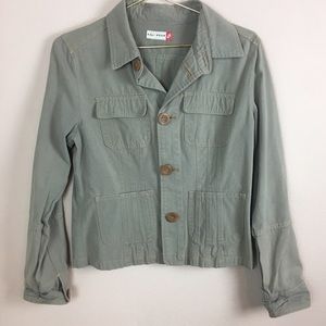 Kali Wear Khaki Button Front Jacket